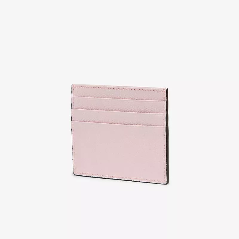 Cheap F is Fendi Card Holder In Calf Leather Pink 0119