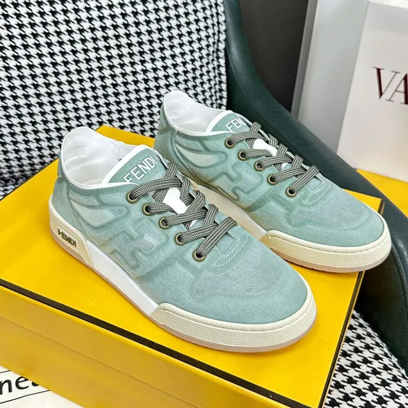 Fendi Match Sneakers Women Mesh Green 0115