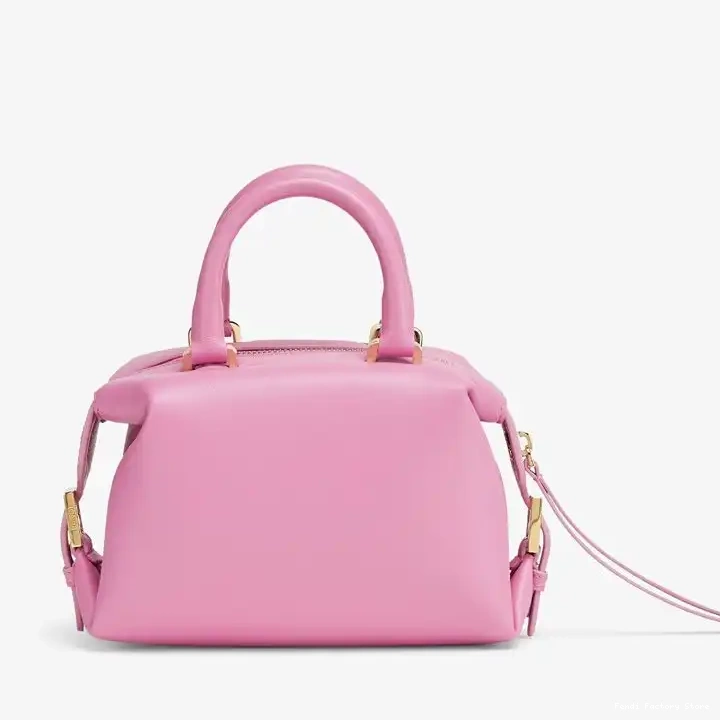 Affordable Fendi In Cube Pink Bag Nappa FF Leather Mini 0217