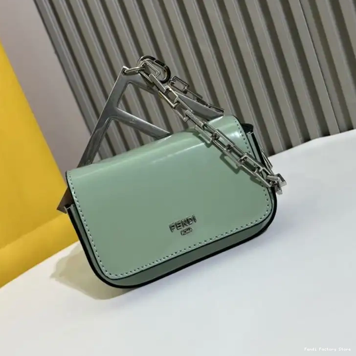 Affordable Bag Green In Leather F Calf Nano Fendi 0222