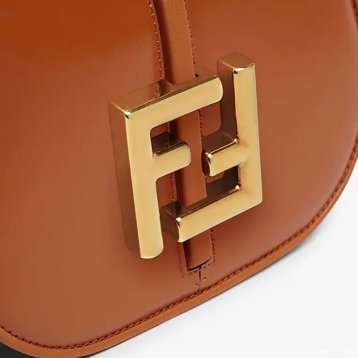 Affordable Bag Mini C'mon Leather Fendi Brown Calf In 0221