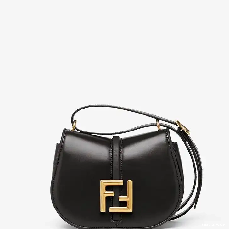 Affordable Fendi C'mon Calf Mini Black In Bag Leather 0216