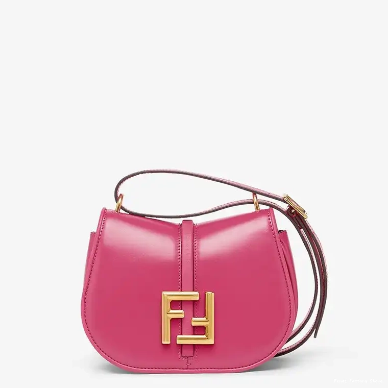 Cheap C'mon Mini Fendi In Bag Calf Rose Leather 0226