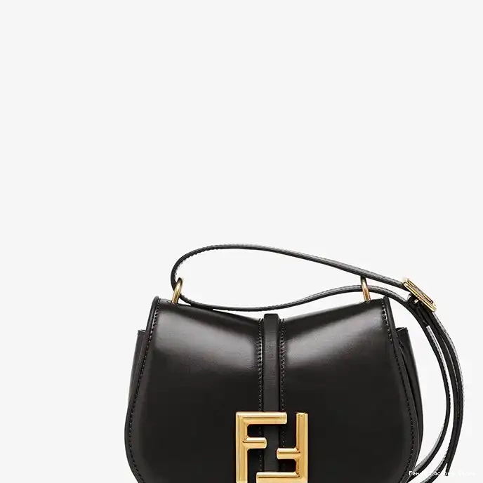 Affordable Bag Mini Calf Fendi In Leather C'mon Black 0222