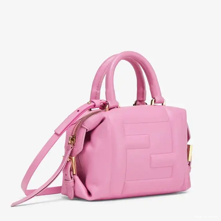 Affordable Cube Mini Fendi Nappa Pink In Leather Bag FF 0211