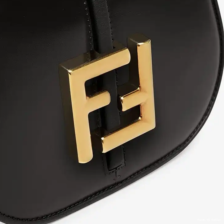 Affordable Fendi C'mon Calf Mini Black In Bag Leather 0216