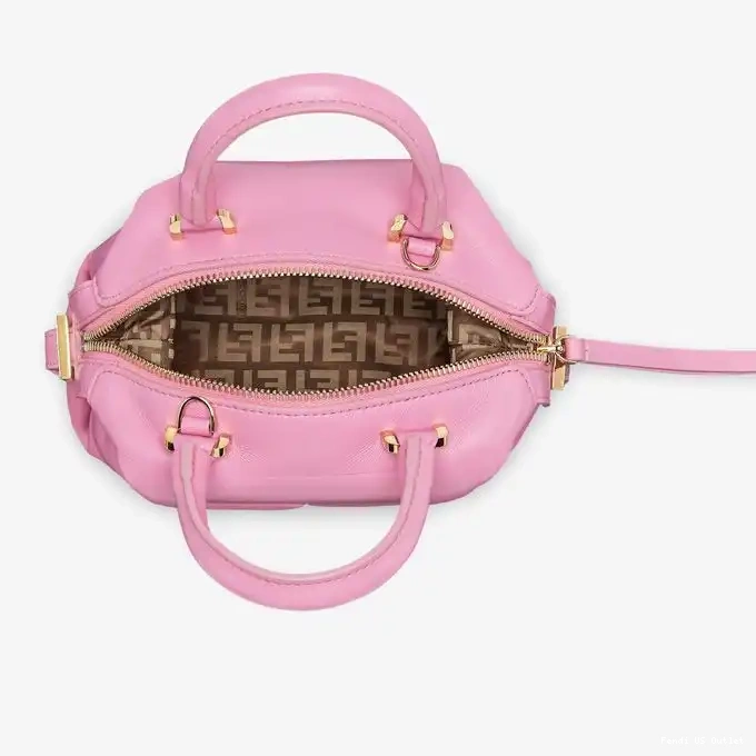 Affordable Cube Mini Fendi Nappa Pink In Leather Bag FF 0211