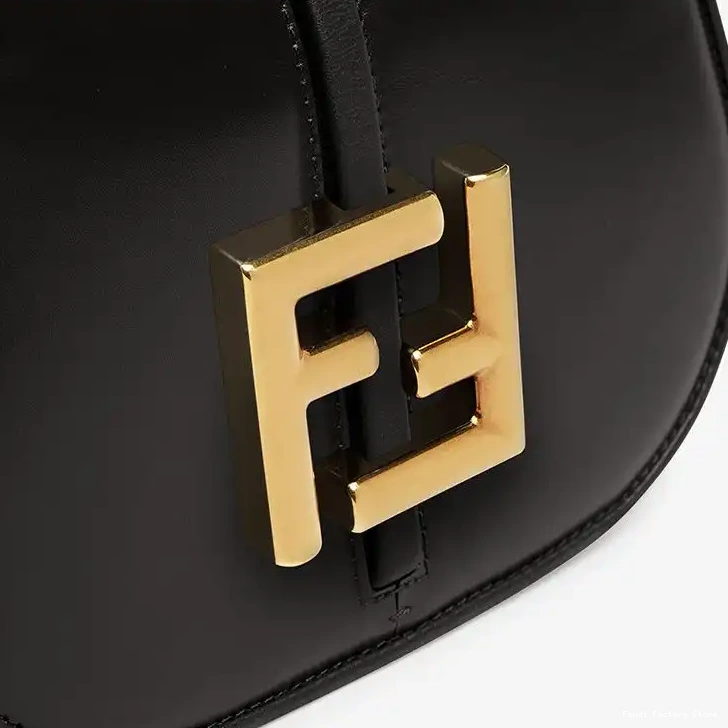 Affordable Bag Mini Calf Fendi In Leather C'mon Black 0222