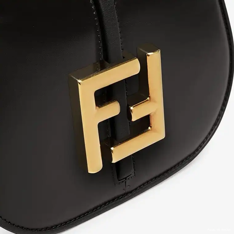 Affordable Bag Leather In C'mon Mini Black Calf Fendi 0211