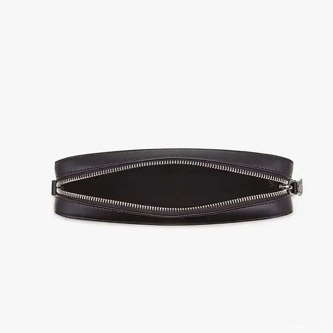 Affordable FF Fabric Coffee Camera Motif Case In Compact Brown Fendi 0316