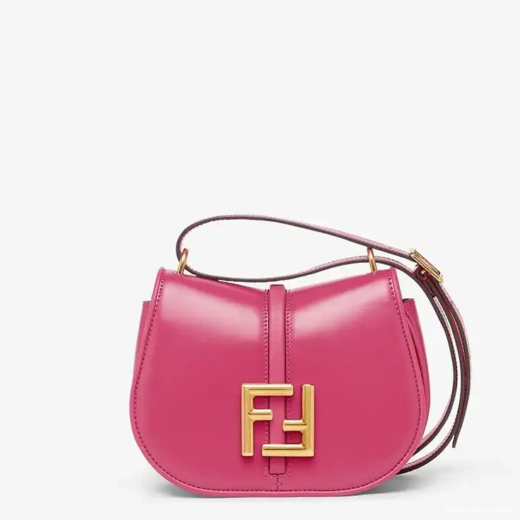 C'mon In Leather Calf Mini Fendi Rose Bag 0316